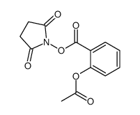(2,5-dioxopyrrolidin-1-yl) 2-acetyloxybenzoate Structure