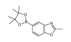 2-甲基苯并噁唑-5-硼酸频那醇酯结构式