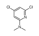 4,6-dichloro-N,N-dimethylpyridin-2-amine Structure