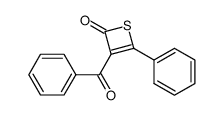 2-phenyl-3-benzoyl-thiet-4-one Structure