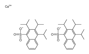 calcium tris(1-methylethyl)naphthalenesulphonate结构式