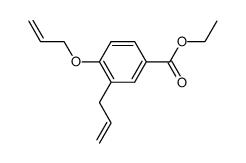 3-allyl-4-allyloxy-benzoic acid ethyl ester结构式