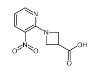 1-(3-Nitropyridin-2-yl)azetidine-3-carboxylicacid Structure