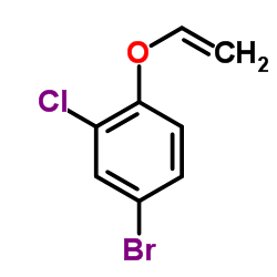 4-Bromo-2-chloro-1-(vinyloxy)benzene Structure