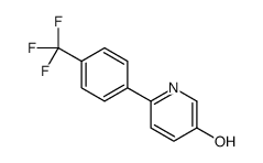 6-[4-(trifluoromethyl)phenyl]pyridin-3-ol Structure
