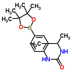 4-(3-异丙基脲)苯基硼酸频哪醇酯结构式