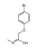 2-(4-溴苯氧基)-n-甲基乙酰胺结构式