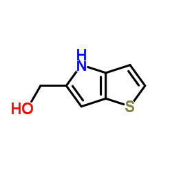 4H-Thieno[3,2-b]pyrrole-5-methanol结构式