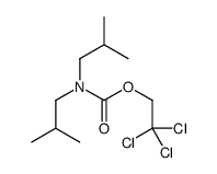 2,2,2-trichloroethyl N,N-bis(2-methylpropyl)carbamate Structure