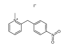 N-methyl-2-(p-nitrobenzyl)pyridinium iodide Structure