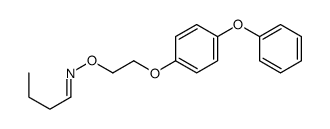 (E)-N-[2-(4-phenoxyphenoxy)ethoxy]butan-1-imine结构式