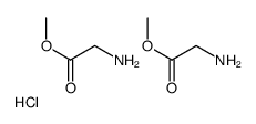 Methyl 2-aminoacetate hydrochloride(2:1) Structure