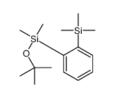 dimethyl-[(2-methylpropan-2-yl)oxy]-(2-trimethylsilylphenyl)silane Structure