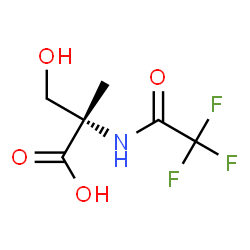Serine,2-methyl-N-(trifluoroacetyl)- (9CI)结构式