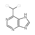 6-(dichloromethyl)-5H-purine structure