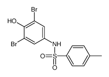 N-(3,5-dibromo-4-hydroxyphenyl)-4-methylbenzenesulfonamide Structure