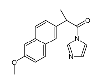 (2S)-1-imidazol-1-yl-2-(6-methoxynaphthalen-2-yl)propan-1-one Structure