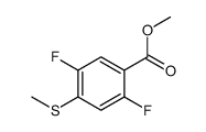 methyl 2,5-difluoro-4-methylsulfanylbenzoate Structure