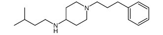 N-(3-methylbutyl)-1-(3-phenylpropyl)piperidin-4-amine Structure