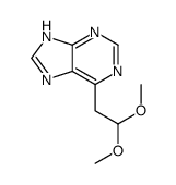 6-(2,2-dimethoxyethyl)-7H-purine Structure