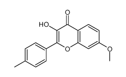 3-hydroxy-7-methoxy-2-(4-methylphenyl)chromen-4-one Structure