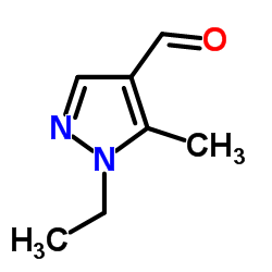 1-乙基-5-甲基-吡唑-4-甲醛结构式