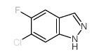 6-chloro-5-fluoro-1H-indazole Structure