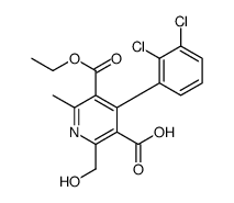 5-Carboxy-6-hydroxyMethyl Dehydro Felodipine结构式