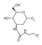 1-(2-chloroethyl)-3-((2R,3S,4R,6S)-3-hydroxy-2-(hydroxymethyl)-6-methoxytetrahydro-2H-pyran-4-yl)urea结构式
