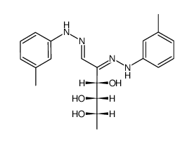 L-Rhamnose-m-tolylosazon Structure