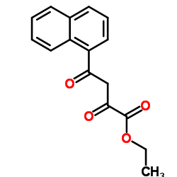 Ethyl 4-(1-naphthyl)-2,4-dioxobutanoate structure
