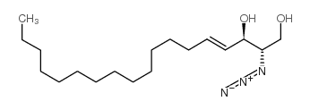 (2s,3r,4e)-2-azido-4-octadecene-1,3-diol Structure