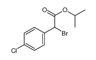 a-Bromo-4-chlorobenzeneacetic acid 1-methylethyl ester Structure