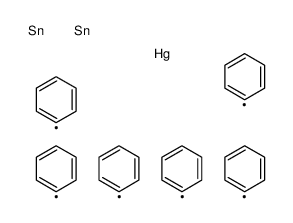 bis(triphenylstannylmethyl)mercury结构式