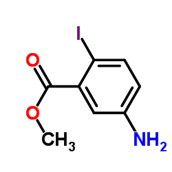 Methyl 5-amino-2-iodobenzoate Structure