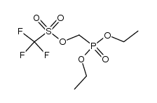 (diethoxyphosphoryl)methyl triflate结构式