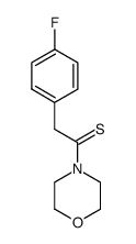 ETHANETHIONE, 2-(4-FLUOROPHENYL)-1-(4-MORPHOLINYL)- Structure
