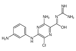 5-N-(3-aminophenyl)amiloride结构式