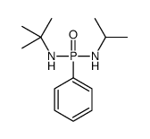 2-methyl-N-[phenyl-(propan-2-ylamino)phosphoryl]propan-2-amine Structure