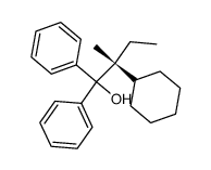 (R)-2-cyclohexyl-2-methyl-1,1-diphenyl-butan-1-ol结构式