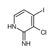 2-氨基-3-氯-4-碘吡啶结构式