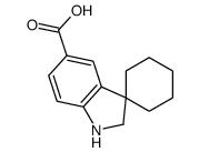 螺[环己烷-1,3'-二氢吲哚]-5'-羧酸结构式