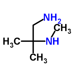 (1-氨基-2-甲基丙烷-2-基)(甲基)胺结构式
