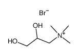 (2,3-Dihydroxypropyl)trimethylammonium bromide Structure