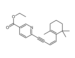 ethyl 6-[(E)-4-(2,6,6-trimethylcyclohexen-1-yl)but-3-en-1-ynyl]pyridine-3-carboxylate Structure