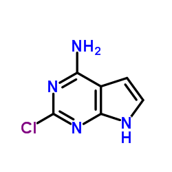 2-氯-7H-吡咯并[2,3-d]嘧啶-4-胺图片