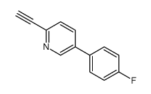2-ethynyl-5-(4-fluorophenyl)pyridine Structure