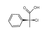 (S)-2-chloro-2-phenyl-propionic acid结构式