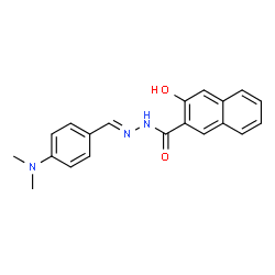 N'-[4-(dimethylamino)benzylidene]-3-hydroxy-2-naphthohydrazide Structure