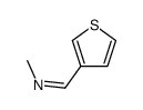 N-methyl-1-thiophen-3-ylmethanimine结构式